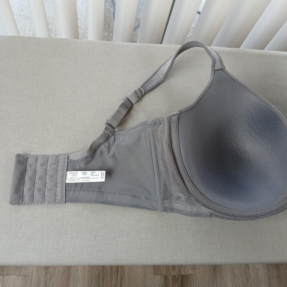 Leading Lady Brigitte Lace Lightly Padded Underwire T-Shirt Bra 38DDD Style 5214 - Picture 6 of 9